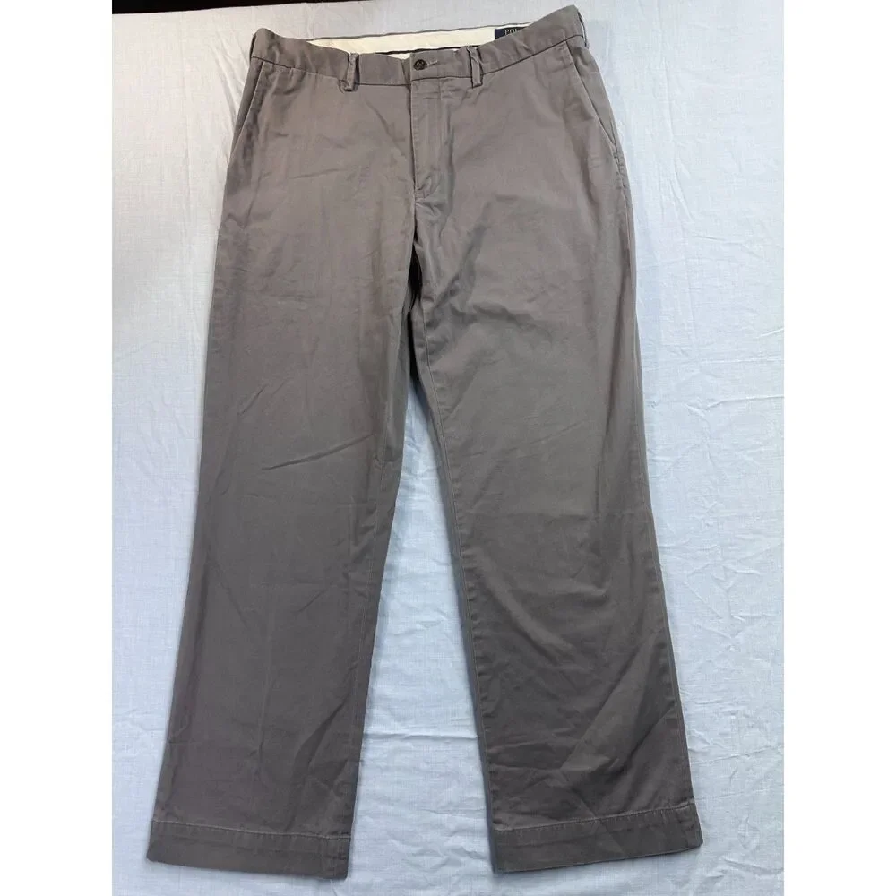 Polo Ralph Lauren Men’s Stretch Classic Fit Chino Pants Gray Size 34x30